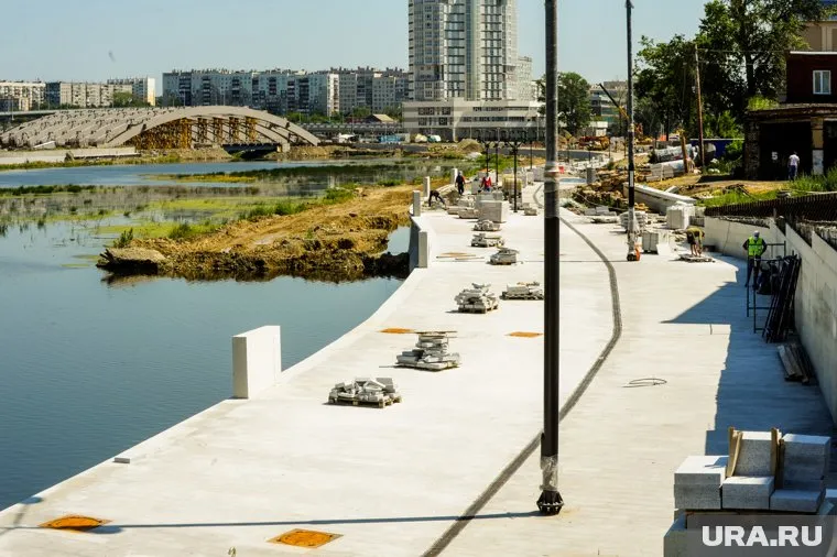 В Челябинске продолжат благоустройство набережной
