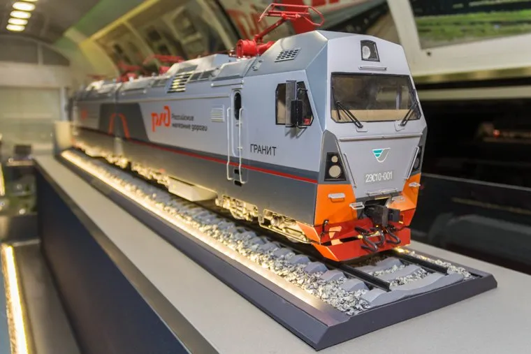 Передвижной выставочно-лекционный комплекс ОАО «РЖД». Магнитогорск, гранит, макет, поезд-музей ржд