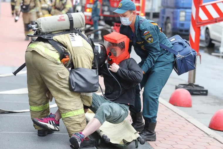 Учения МЧС. Курган