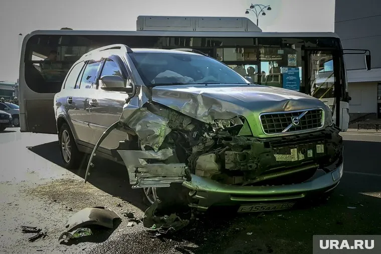 В ДТП пострадало семь машин