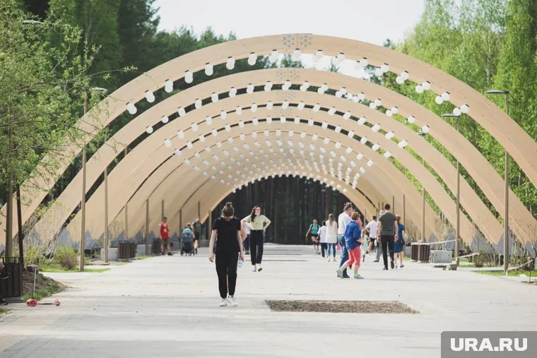 В парке «Кедровый лог» появилась новая фотозона для селфи