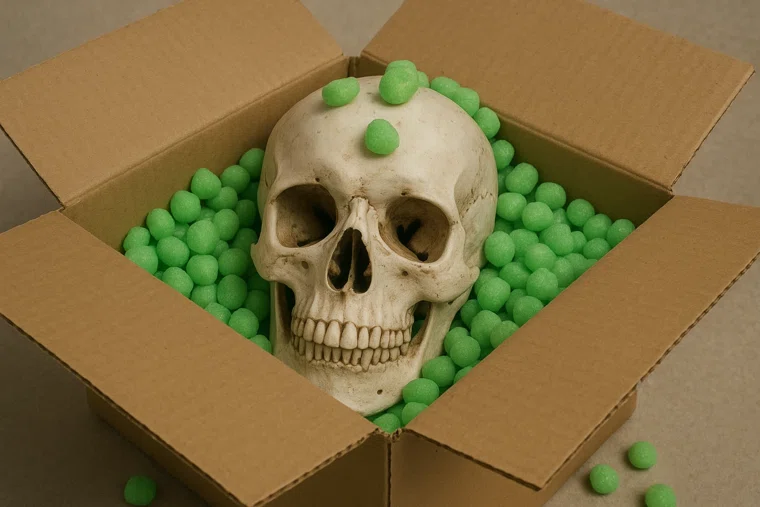 Архивариус собора, открывший коробку, был шокирован