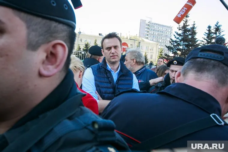 Сам Навальный также был задержан