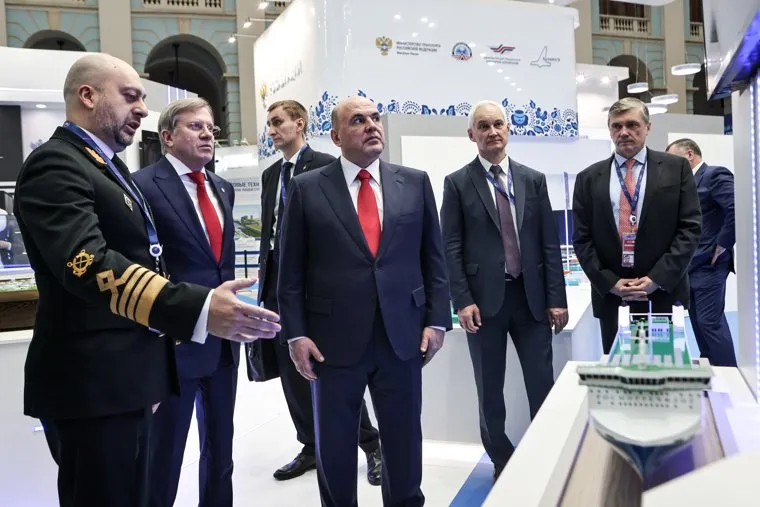 Михаил Мишустин на форуме "Транспорт России". Москва