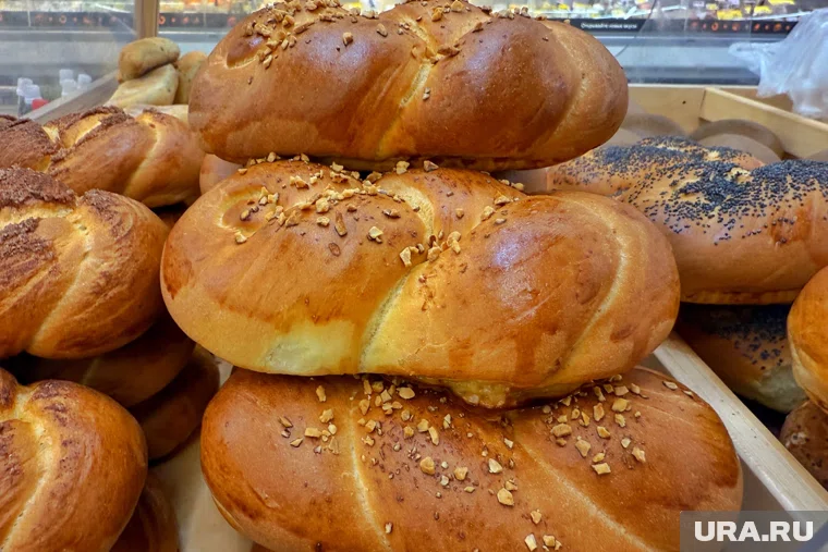 В торговых точках покупателям предлагались хлебобулочные изделия