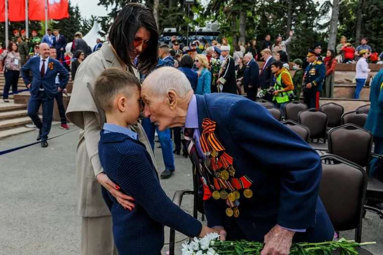 Празднование Дня Победы. Челябинск