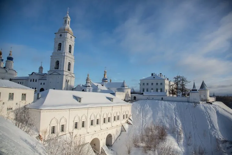Посад сибирских старожилов и виды города. Тобольск, тобольский кремль