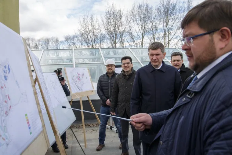 Губернатор Решетников с проверкой в новом зоопарке. Пермь