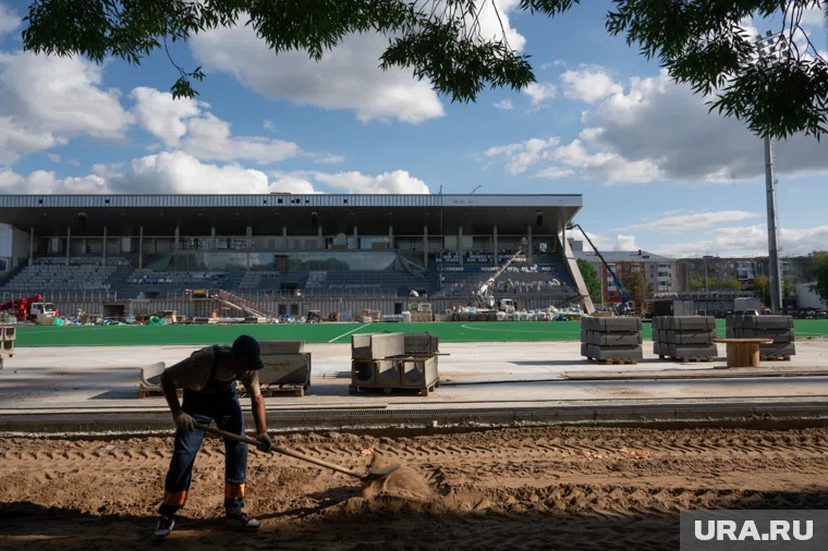 Работы на объекте шли все лето