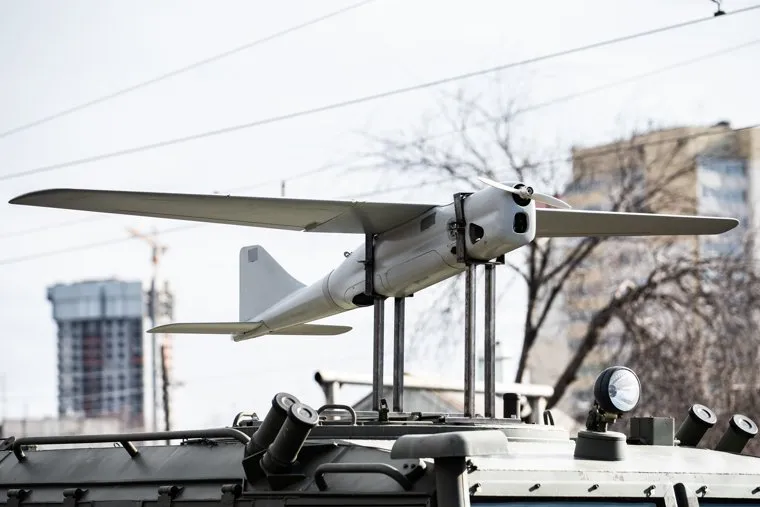 Первая тренировка механизированной колонны к параду Победы. Екатеринбург