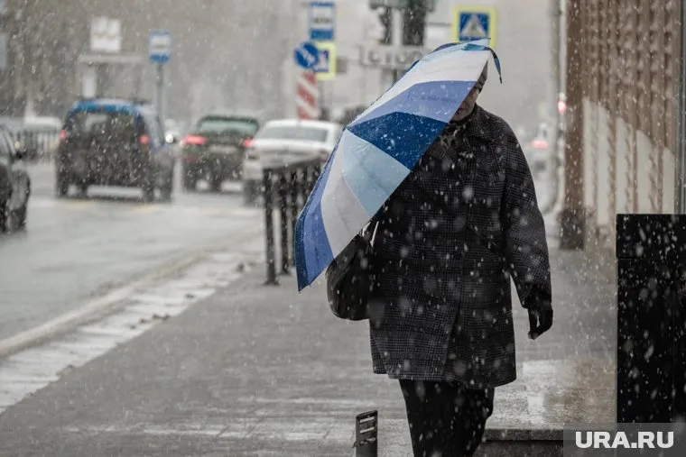 В апреле в Перми выпал снег