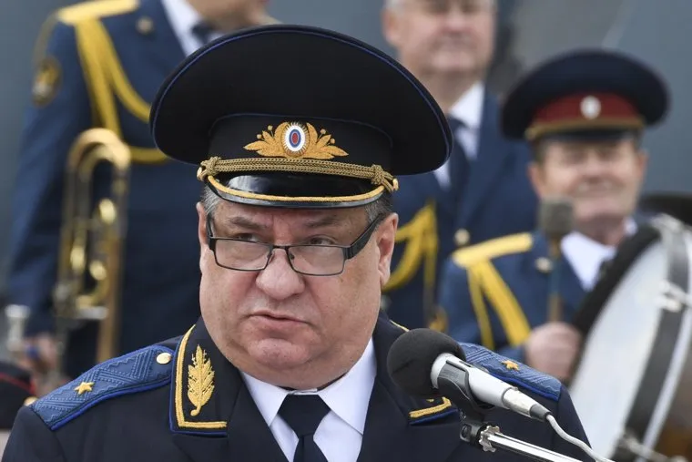 Врио начальника ГУ МВД России по Свердловской области генерал-майор Владимир Миронов. Екатеринбург