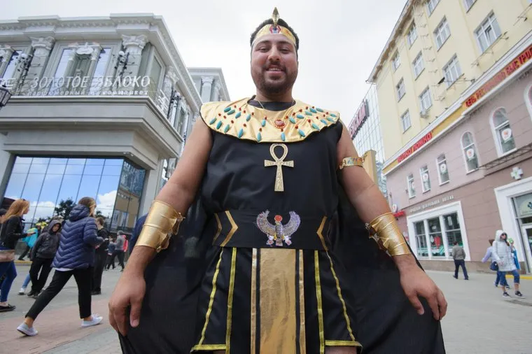 ЧМ-2018. Футбольные болельщики на улицах Екатеринбурга