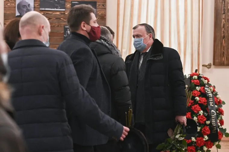 Прощание с Владимиром Терешковым. Необр