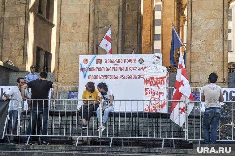 После инцидента с журналистом на место происшествия прибыла полиция