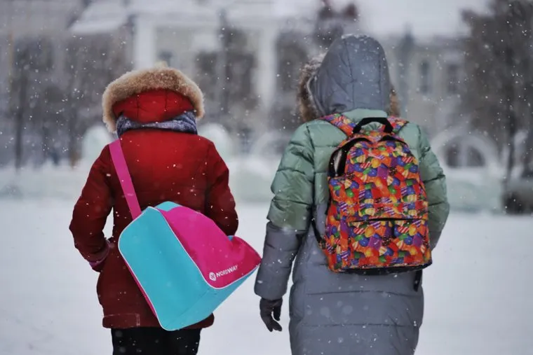 Снегопад. Курган