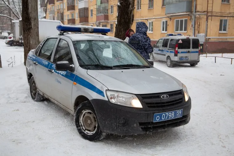 Место происшествия со стрельбой на пересечении улиц Вильямса и Писарева. Пермь