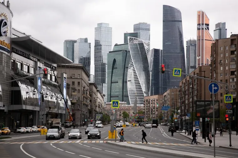 Москва во время объявленного режима самоизоляции. Москва