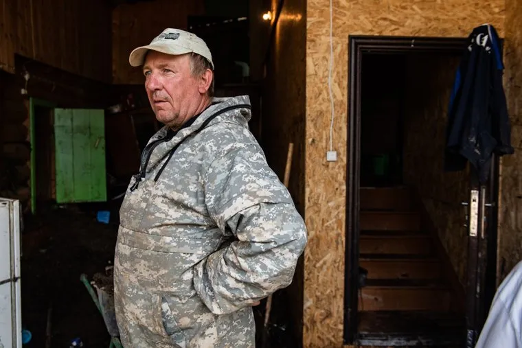 Последствия паводка в городе Нижние Серги. Свердловская область