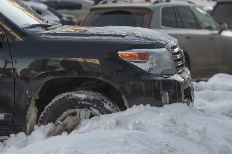 Последствия снегопада. Пермь
