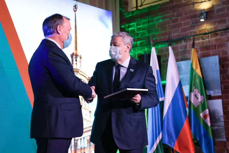 Вручение премии имени Татищева и де Геннина в Музее истории Екатеринбурга. Екатеринбург 