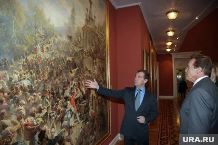 Легендарный актер побывал в резиденции президента России в 2010 году