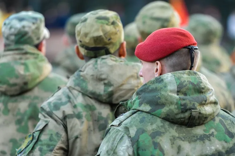 Репетиция торжественного построения к Дню Победы. Челябинск