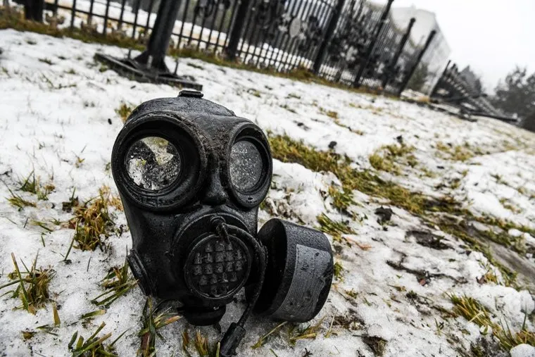 Резиденция президента Казахстана в Алма-Ате после штурма. Алма-Ата, Казахстан