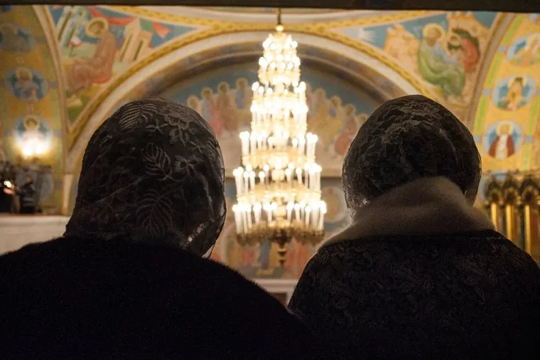 Празднование Рождества Христова в Свято-Троицком кафедральном соборе. Екатеринбург