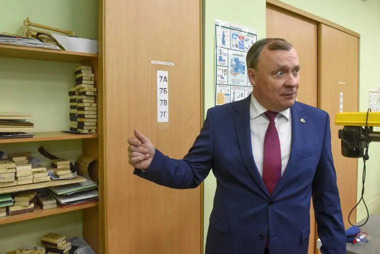 Алексей Орлов в школе. Екатеринбург