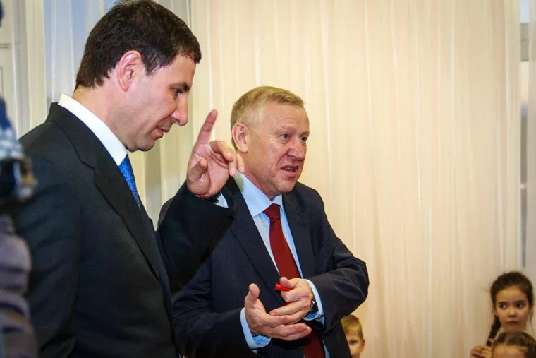 Открытие детского сада с участием Михаила Юревича и Евгения Тефтелева. Магнитогорск, юревич михаил, тефтелев евгений