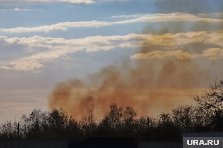 В СНТ «Приозерный» в пригороде Кургана горит трава и 15 неэксплуатируемых строений на площади 15 га (архивное фото)