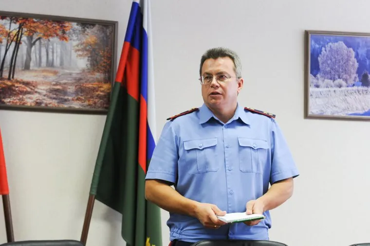 Начальник следственного управления СКР по Челябинской области Петр Решетников. Челябинск 