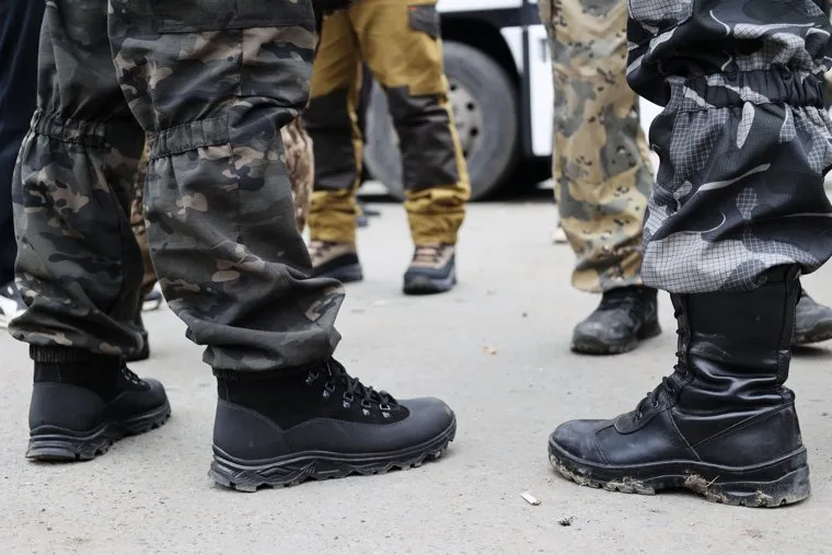 Отправка мобилизованных от кинотеатра "Спутник". Курган