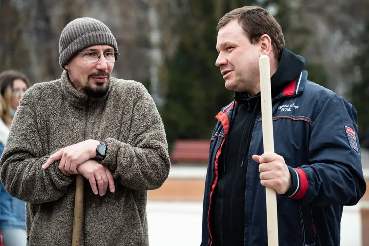 Субботник сотрудников Администрации Екатеринбурга в Дендропарке. Екатеринбург