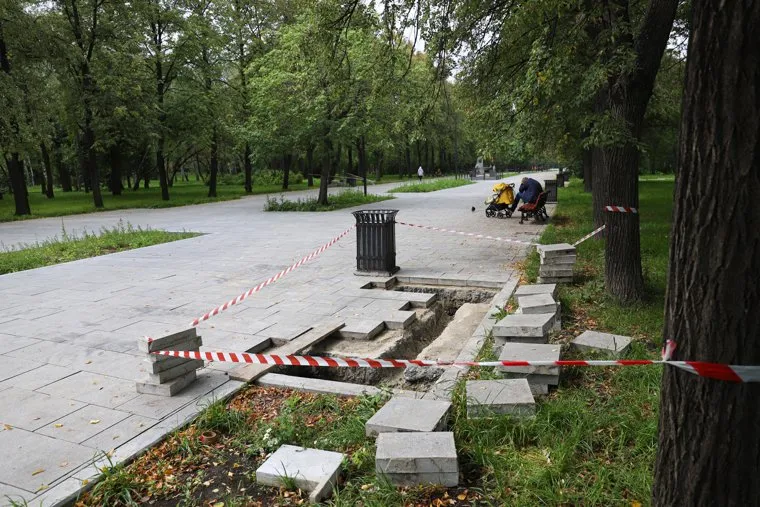 Благоустройство Парка 22 партсъезда. Екатеринбург