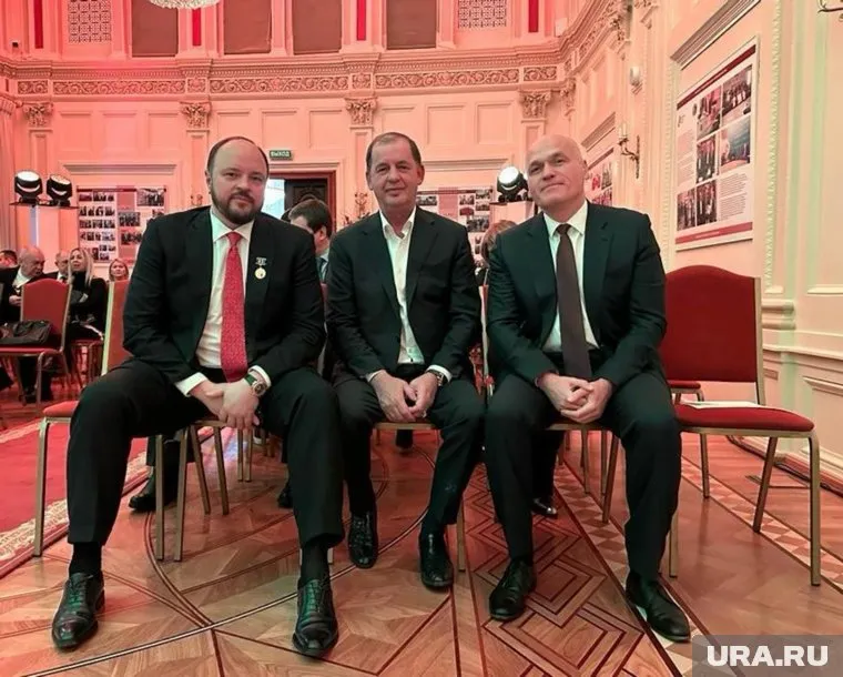 Слева направо: Андрей Филатов, Андрей Симановский и Андрей Гурьев