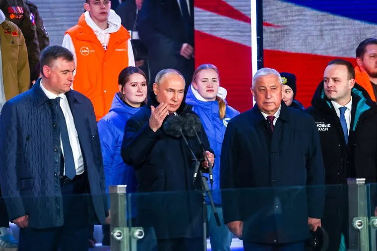 Концерт "10 лет в родной гавани" на Красной площади. Москва