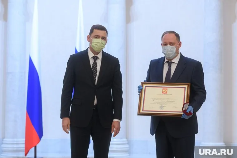 Алексей Малинкин получил президентскую награду из рук губернатора