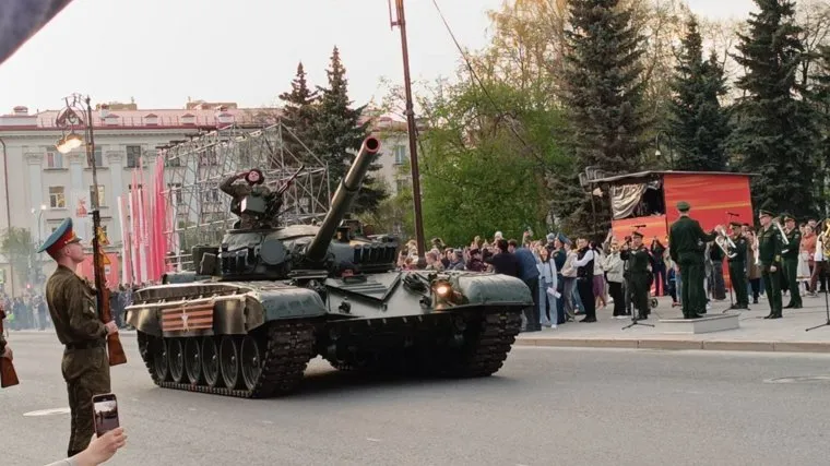 Парад в Тюмени отрепетировали дважды