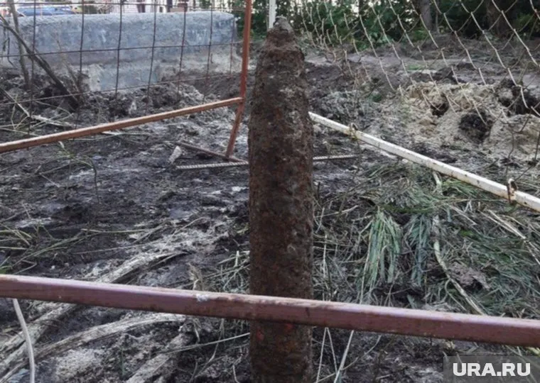 Снаряд нашли при ремонте теплотрассы