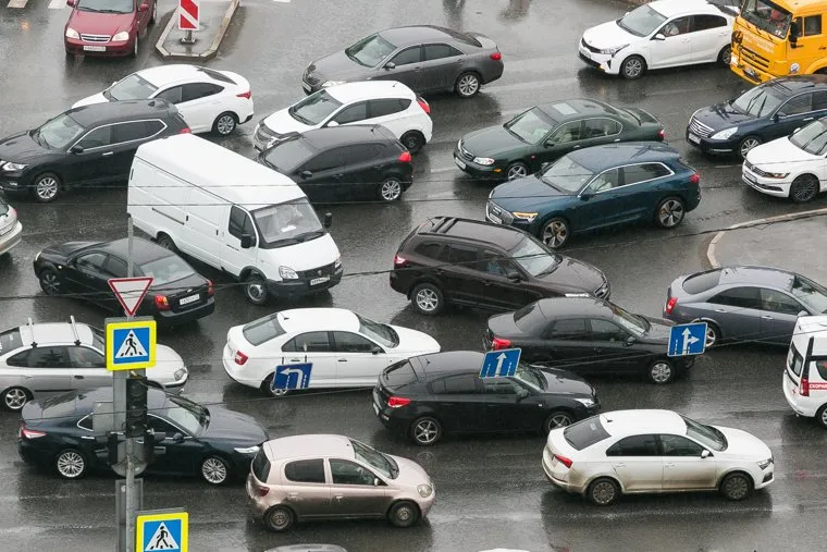 Пробка. Тюмень