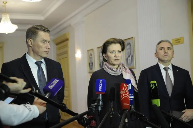 Брифинг. Мурашко, Попова, Моор. Тюмень