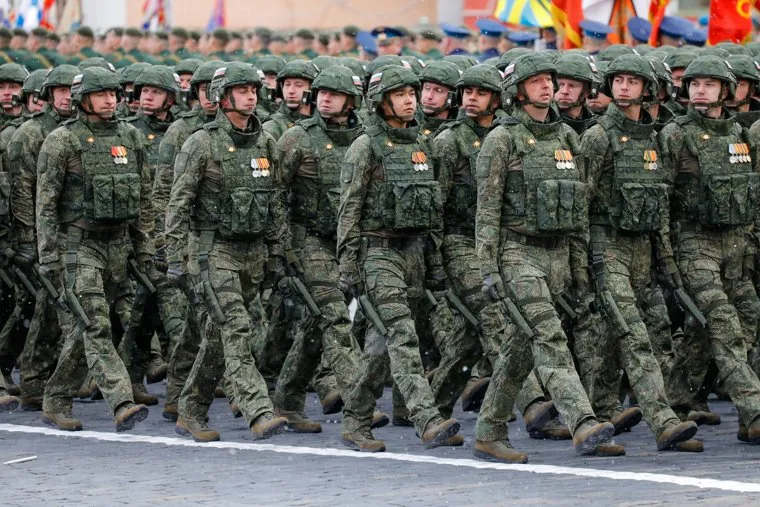Парад Победы на Красной Площади в Москве. 9 мая 2024