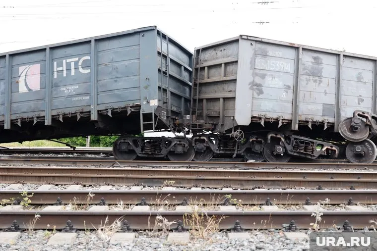 Пустые вагоны грузового поезда сошли с рельсов у Каргаполья