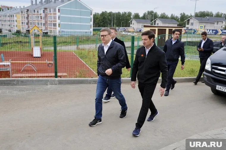 Алексей Текслер и Алексей Лошкин проверили устройство детсада в поселке Западный