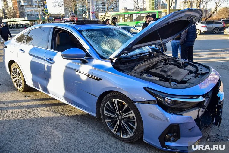 ДТП возле Таганского ряда. Екатеринбург