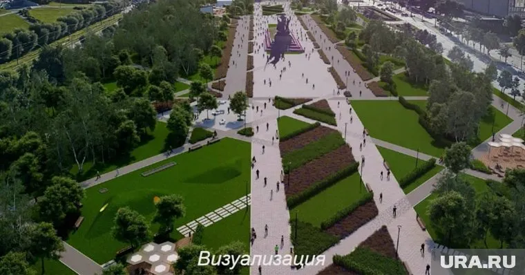 В квартале №66 располагается памятник «Героям фронта и тыла»