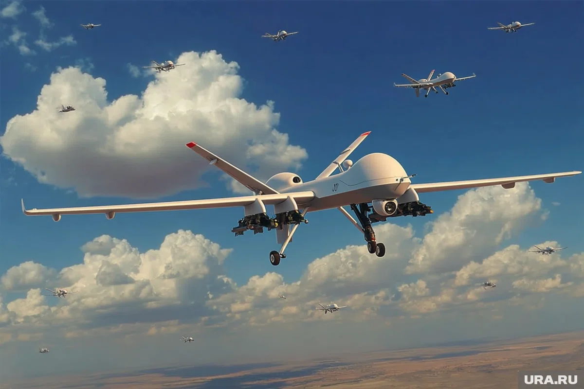 Наибольшее количество дронов было перехвачено над территорией Белгородской области