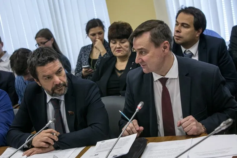 Заседание Комитета Государственной Думы РФ по информационной политике. Москва, иванов олег, ющенко александр